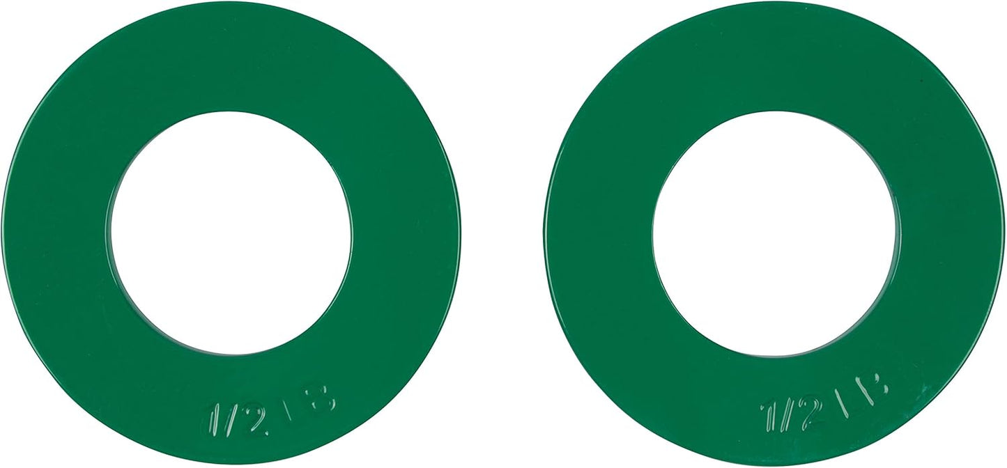 Fractional Weight Plates - 2 Each of 1/4, 1/2, 3/4, 1 lb. Total Set of 8 by Trademark Innovations