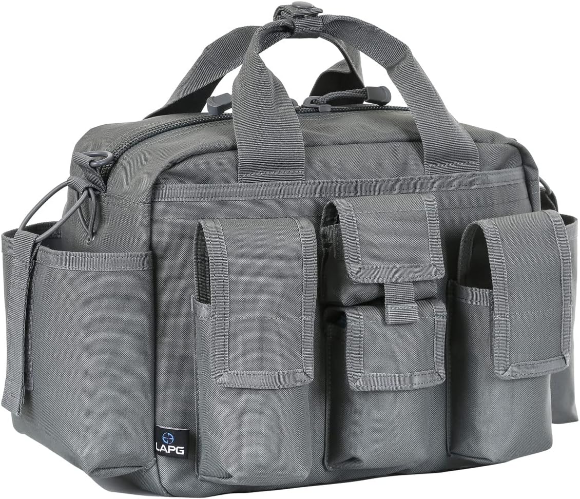 LAPG Tactical Bail Out Gear, Survival Bug Out, Hunting & Hiking, Range Bag with Shoulder Strap & Carry Handle