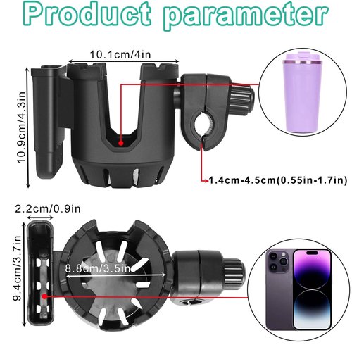 Hunting Accessories,Tree Stand Cup Holder for Deer Duck Turkey Hunting Essentials,Hunt Gear Gifts for Men,Tethered Saddle Huntings Platform System Kit Hunt Ground Blind Swivel Chair Equipment (1PCS)