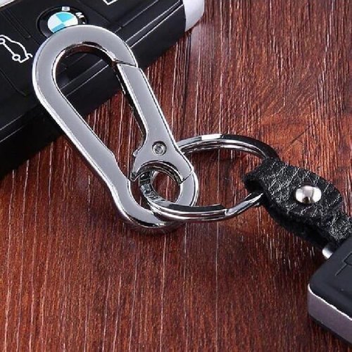 PuddingStation Small Keychain Rings, Metal Key Carabiner Clip, For Purse Hook, Car Keychain, Paracord Keychain Lanyard, Men and Women Key Fob