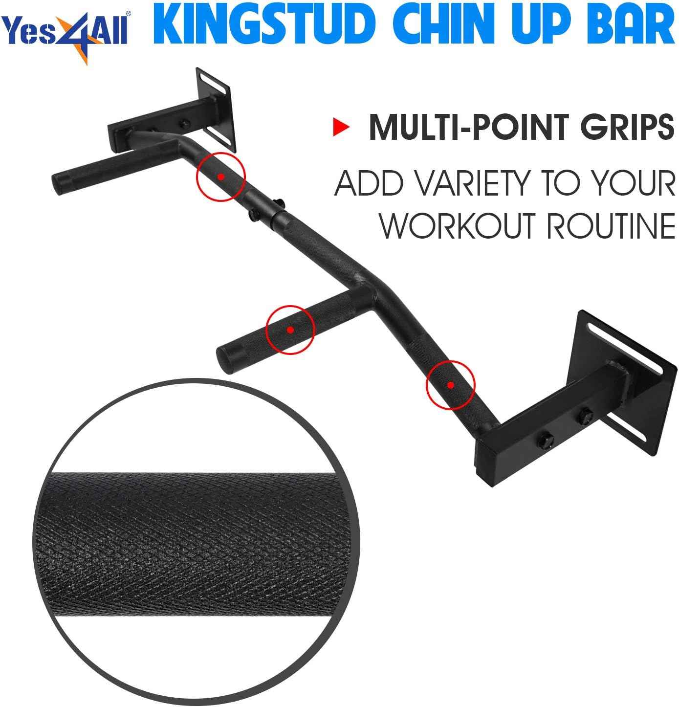 Wall Mounted Pull Up Bar - Multifunctional Home Gym Strength Training Equipment