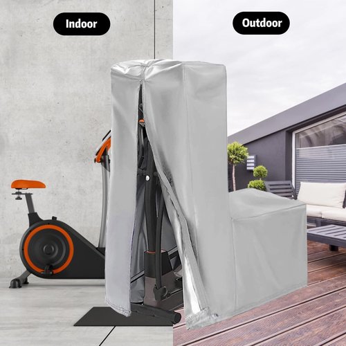 Elliptical Exercise Machine Cover - Waterproof, Home & Gym Use (Black, 71''L x 29''W x 65''H)