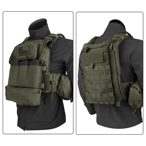 PETAC GEAR Laser-Cutting Vest for Men — Quick Release Modular Lightweight MOLLE Weighted Training Vests. …