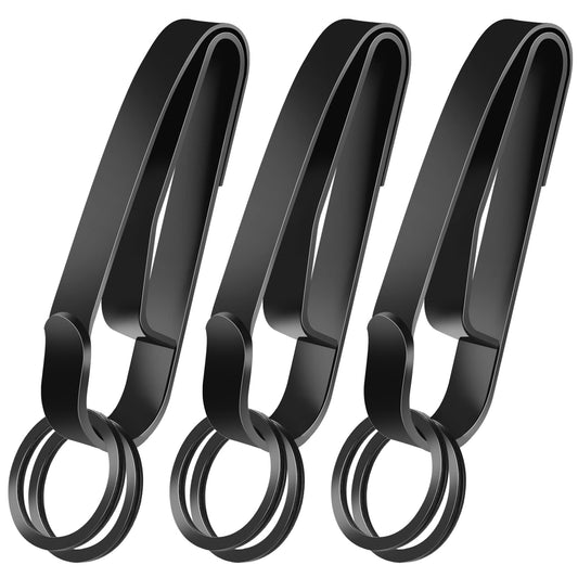 Manesi Duty Belt Key Holder, 3PCS Superior Key Ring Holder, Upgraded Quick Release Belt Key Clip with Keyrings for Police