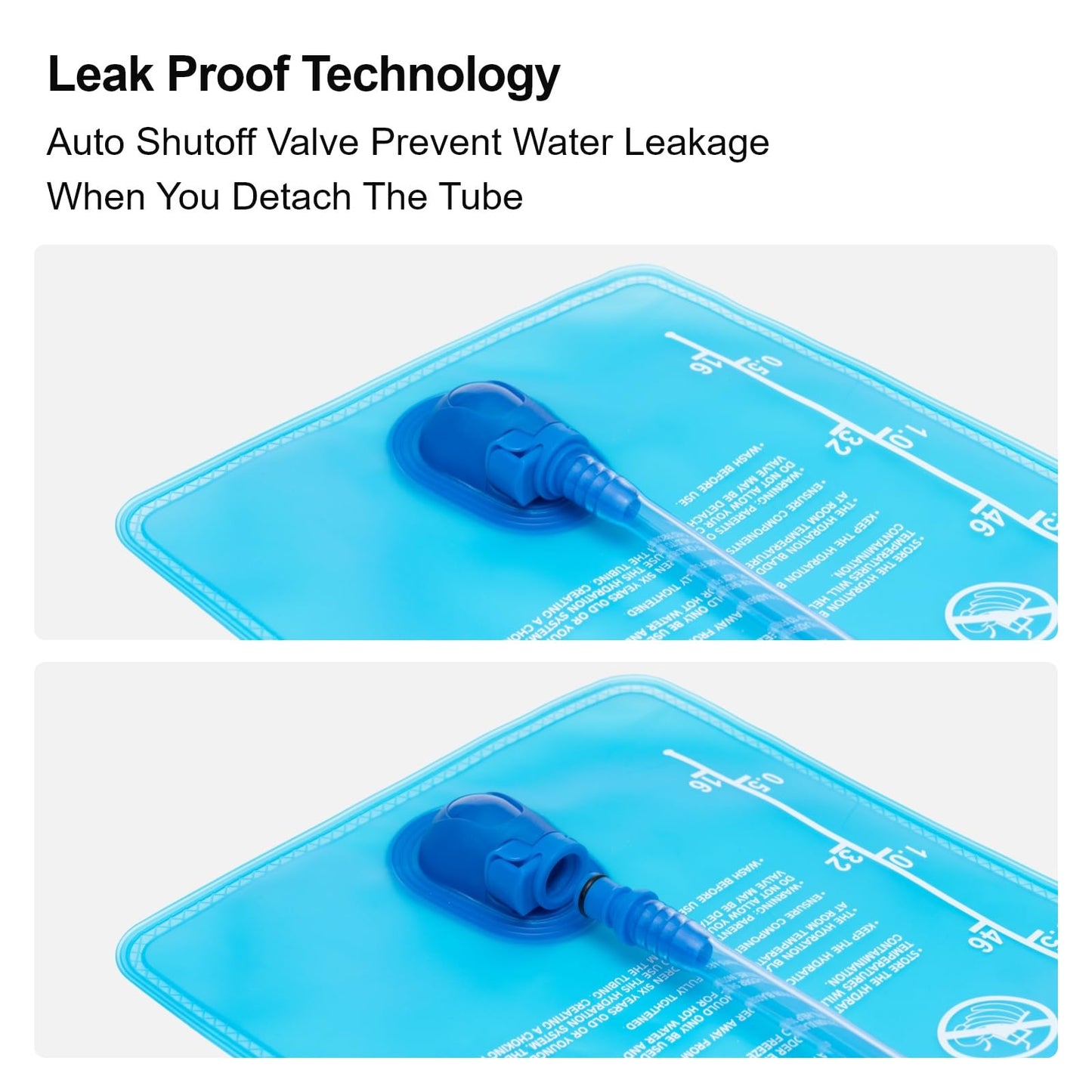 EVERFUN Hiking Hydration Backpack and Water Bladder 3-Liter Bargain Combination