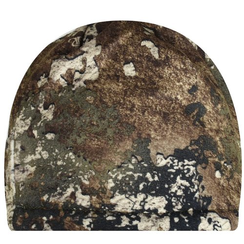EDTREK Reversible Windproof Fleece Beanie Hat - Warm Winter Hat for Hunting Fishing Camping in Cold Weather (Brown with TT Strata Camo， Large)