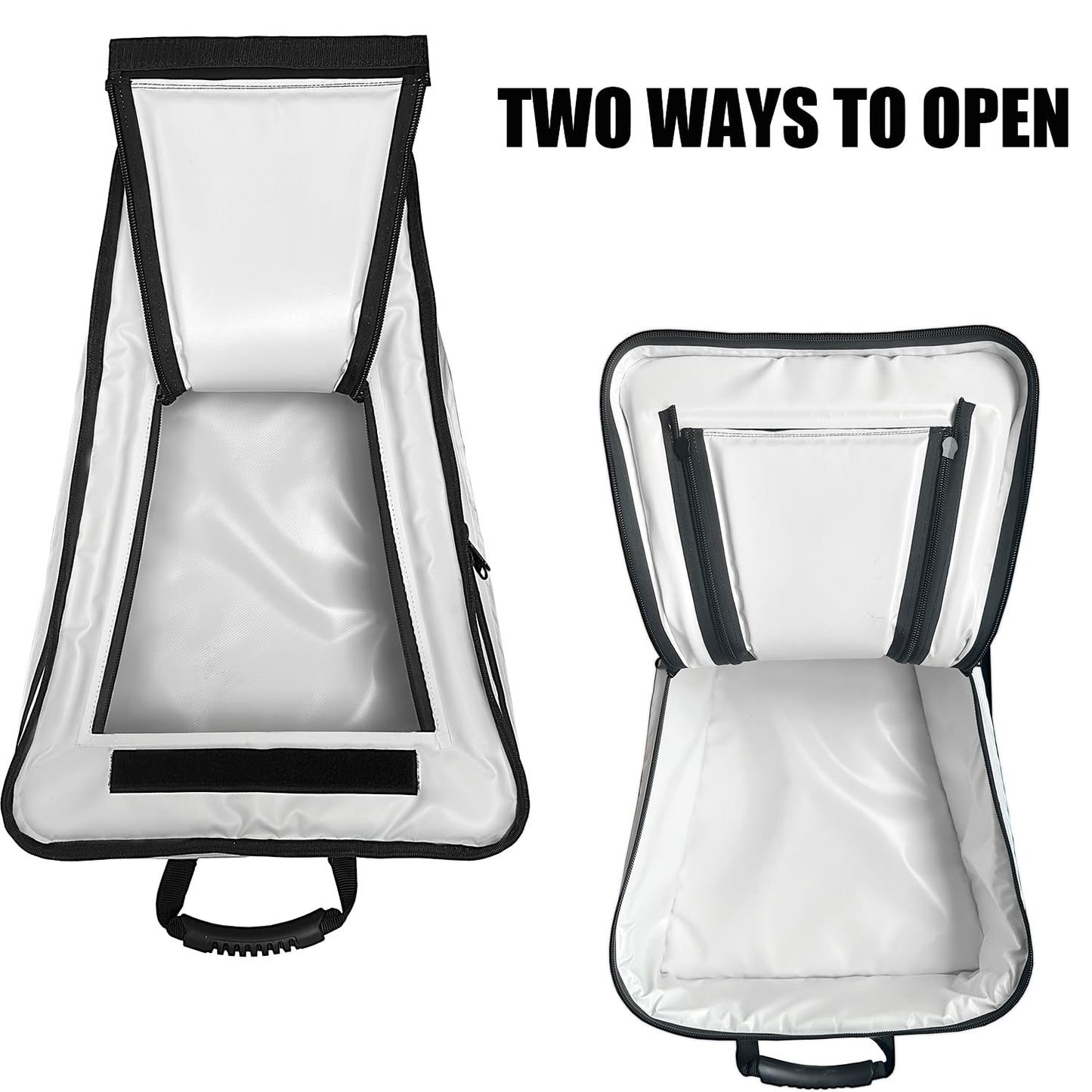 Buffalo Gear Kayak Fish Cooler Bag, 25in Portable Kayak Cooler for Caught Fish,Leak Proof Kayak Fishing Kill Bags with Shoulder Strap