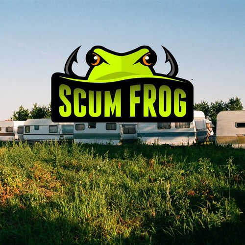 SCUM FROG Trailer Park Series Popper with a Hollow Body Frog Lure | 5/8 oz., Garden Gnome, Roadkill, Dumpster Fire