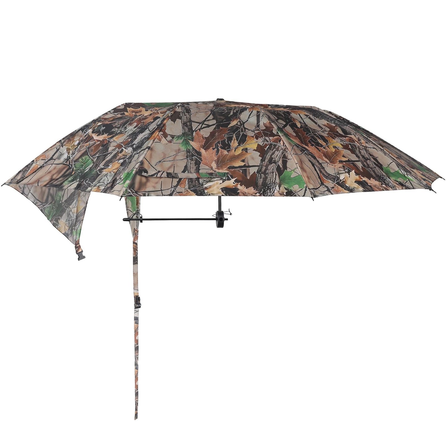 Kalkal Tree Stand Umbrella, 58" Wide Camo Hunting Umbrella for Tree Stand, Weather-Resistant Treestand Roof Quick Set, Portable Hunting Accessories
