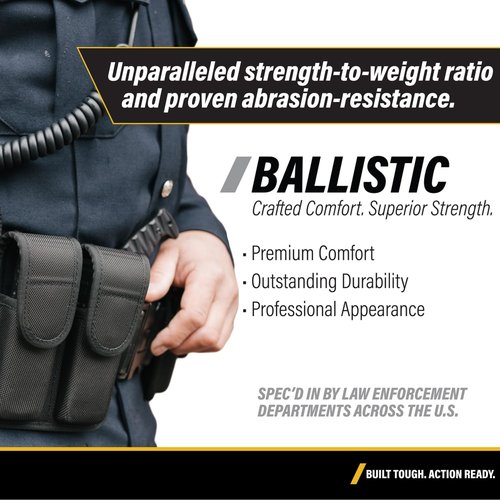 Durable Ballistic Handcuff Case for Standard & ASP Handcuffs - Law Enforcement Accessory