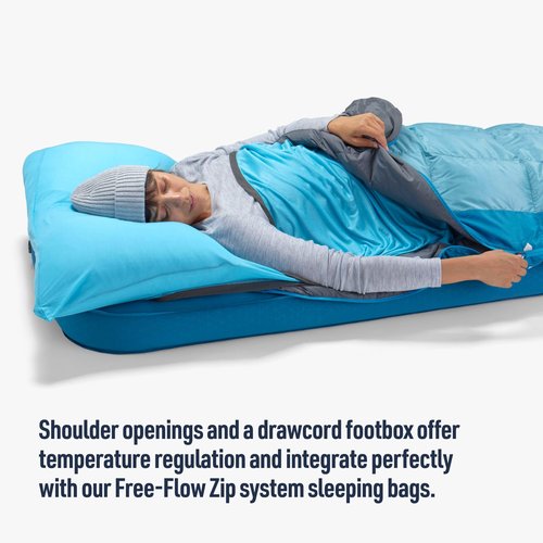 Sea to Summit Breeze Sleeping Bag Liner, Rectangular w/Pillow