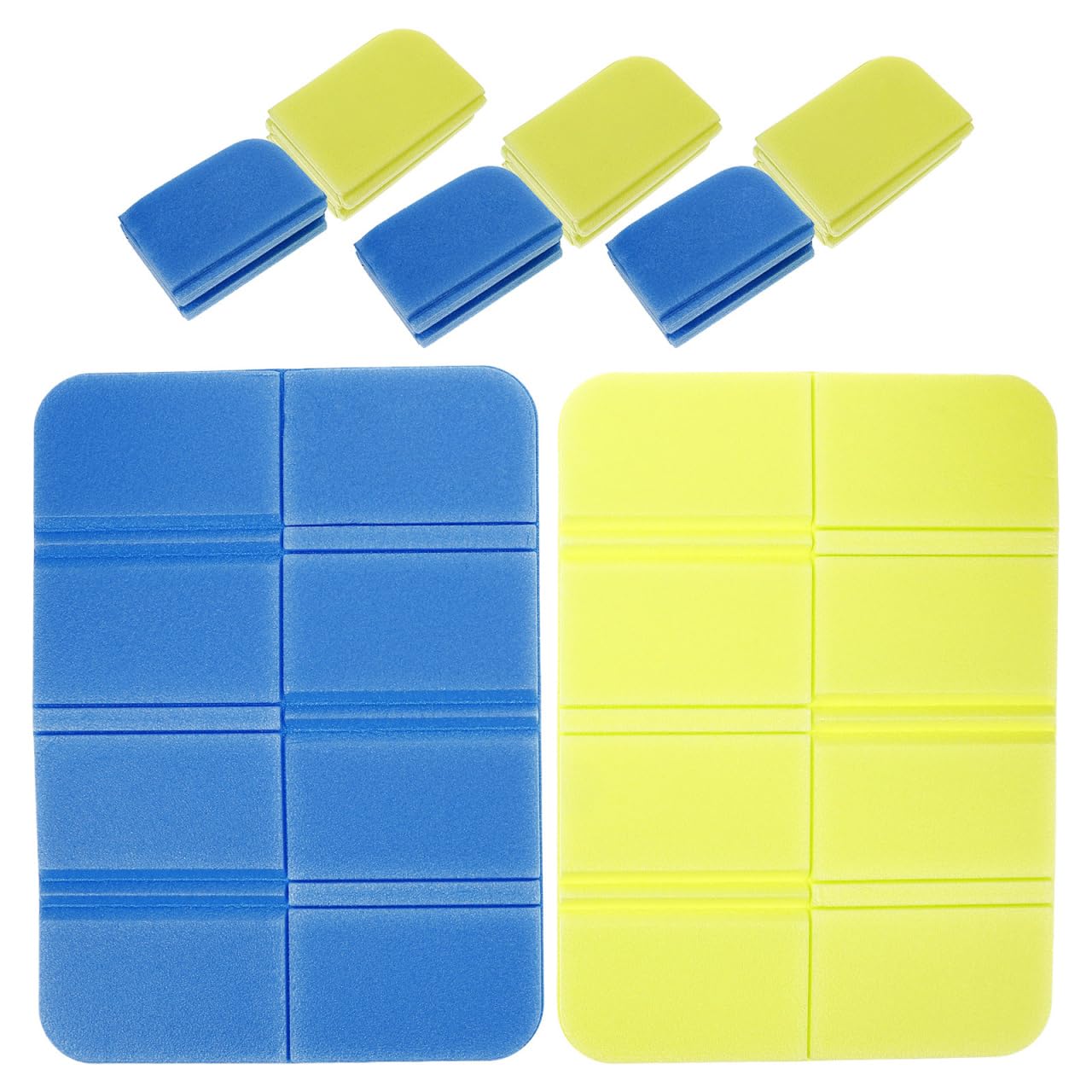GANAZONO 8pcs Foldable Foam Cushion Folding Mat Camp Seat Cushion Camping Cushion Picnic Mat Camping Mat Waterproof Cushion Xpe Cushion Picnic Blanket Cushion for Picnic