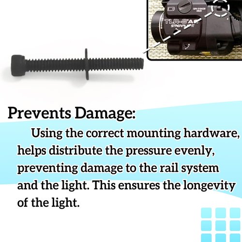 TLR Screw Kit Compatible with StreamLight TLR-7, 7A, 7 SUB, 8, 8A, 9, 10, RM, RM II, VIR II, Replacement Parts
