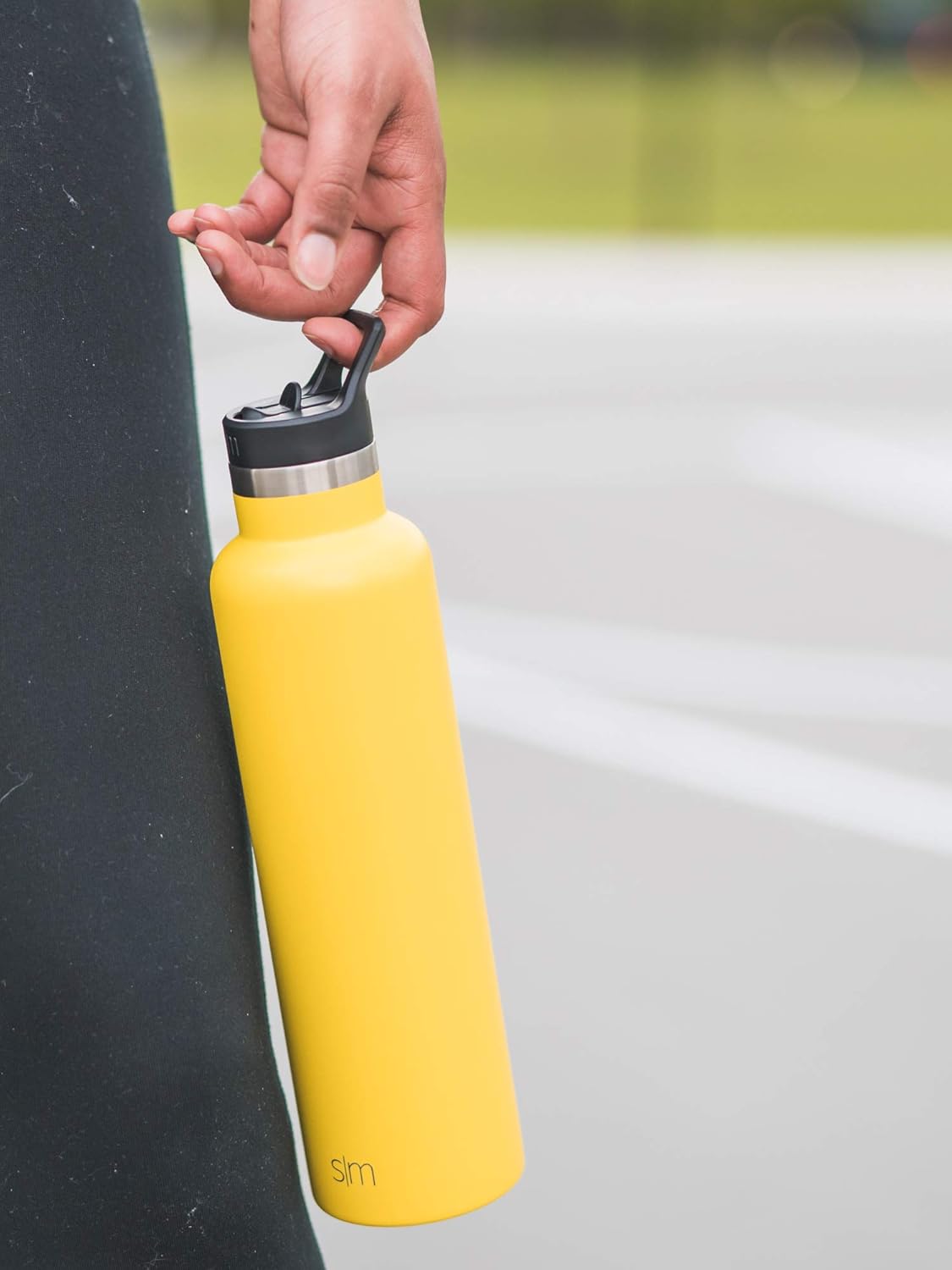 Simple Modern Ascent Chug Lid - Fits All Ascent and Hydro Flask Standard Mouth Water Bottle Sizes - Leak Proof, Double Wall Insulated - Deep Ocean