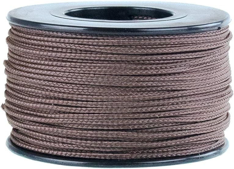 Atwood Micro Sport Cord 1.18mm X 125 Ft Small Spool Lightweight Braided Cord (Brown)
