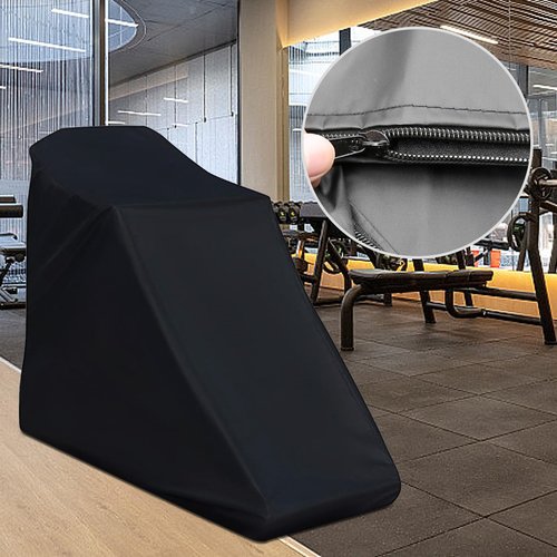ZUDKSUY Treadmill Cover 210D Oxford Fabric Waterproof Cover 78.7 x 37.4" x 59.1" Black Treadmill Cover in Non-Folded Condition(Non-Folding)