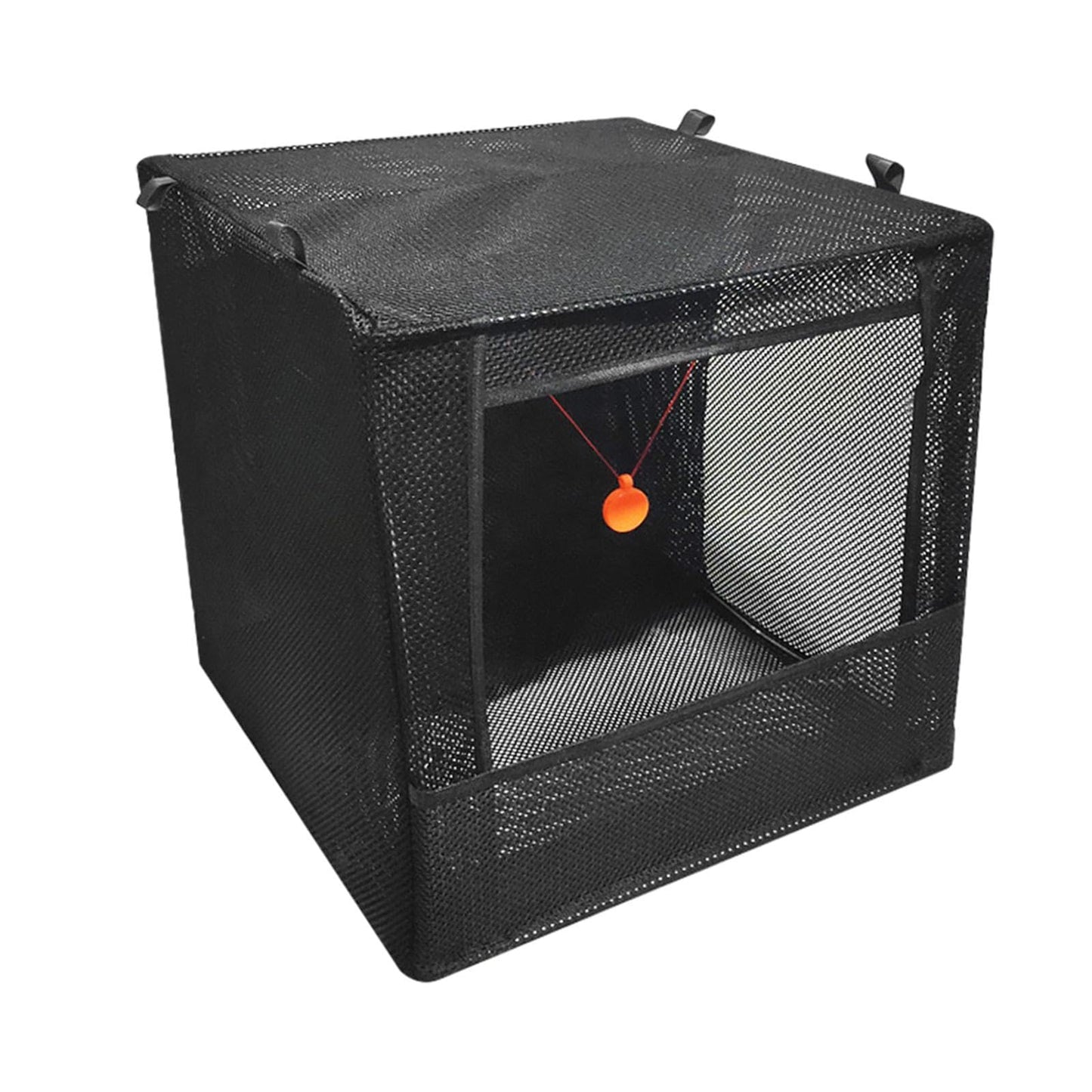 Amagogo Target Box Slingshot Target Catcher Box for Hunting Training Folding Storage Box Stainless Steel Frame Slingshot Target Box