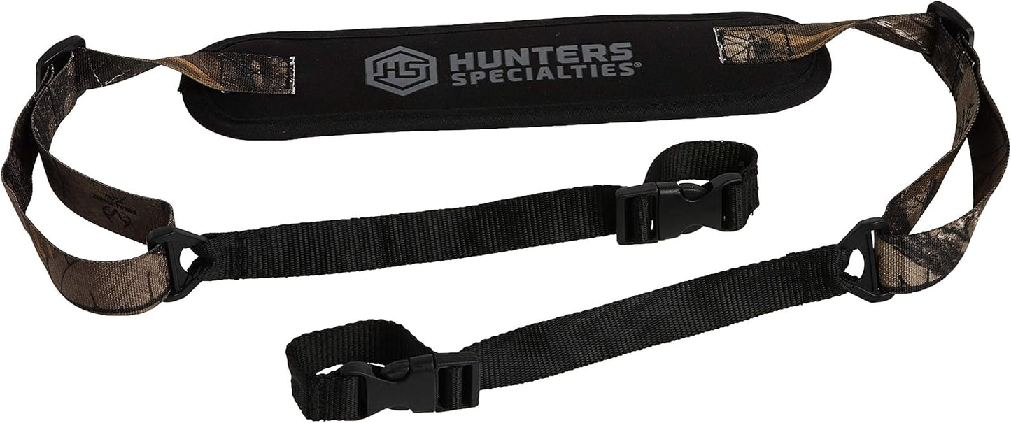 Quick Release Bow Sling for Archery - Cushioned Non-Slip Neoprene in Realtree Camo