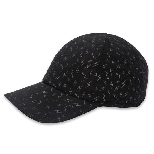 Sprints Race Day Performance Reflective Running Cap | The Lightweight, Quick Dry, Sport Hat, One Size, Unisex (US, Alpha, One Size, Nocturnal Not So Neon Flash Reflective)