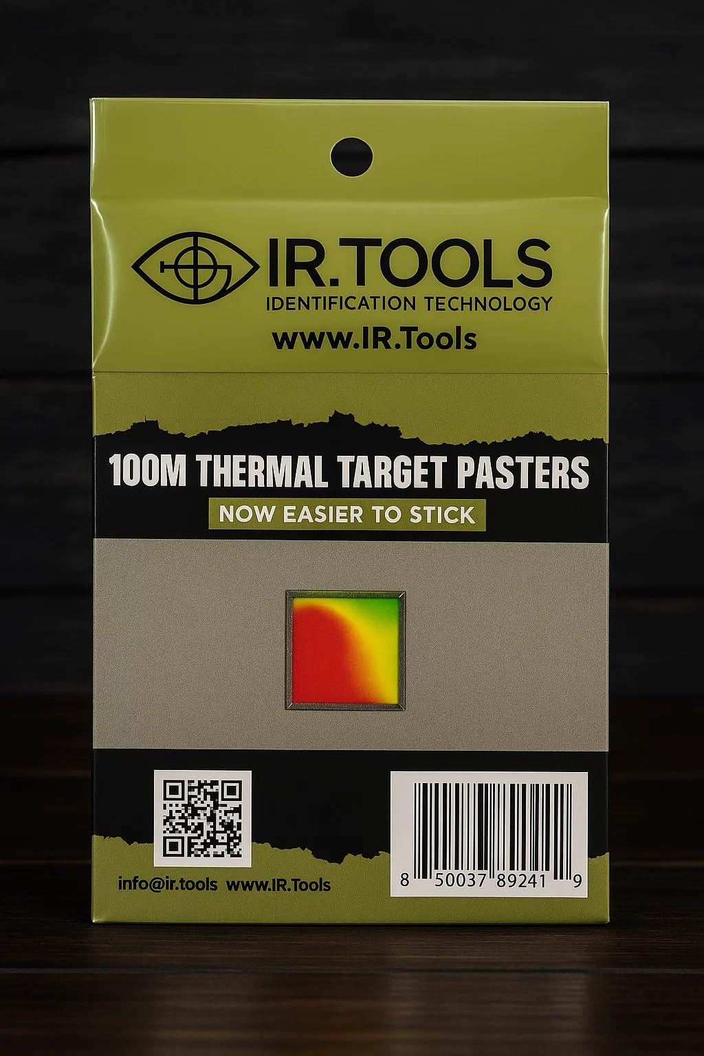 IR.Tools Thermal Targets, Thermal Target for Zeroing in of Thermal Scope, 100 Meter Range, 10 Pack, Range Target