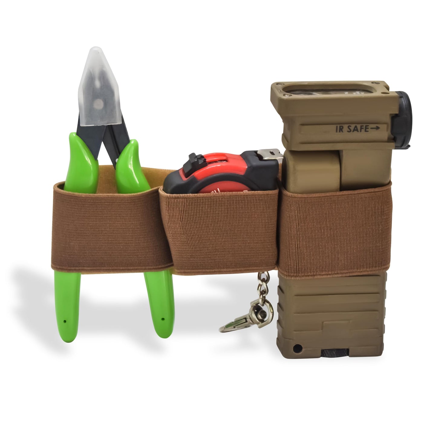 2 Pcs Beige Tactical Modular Organizer Tan Tactical Bag Insert Panel Hook Backed Accessories Holder Insert Bag Panel Elastic Organizer Holder Modular Organizer with Hook for Packs Backpack or Bags