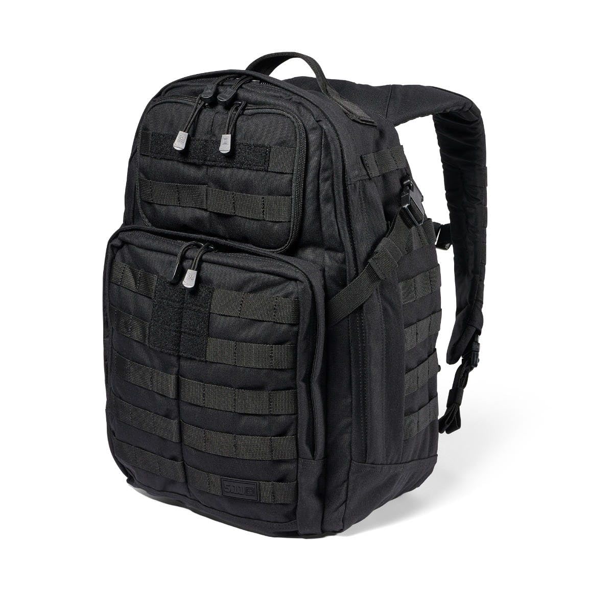 5.11 Tactical Backpack, RUSH 24 2.0 Military Survival Molle Back Pack with Laptop Compartment, 37L, Black, Style 56563ABR