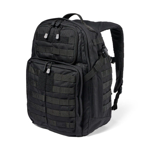 5.11 Tactical Backpack, RUSH 24 2.0 Military Survival Molle Back Pack with Laptop Compartment, 37L, Black, Style 56563ABR
