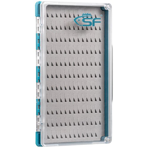 SF Fly Fishing Box Magnetic Closure Easy Grip Foam PC Material Clear Lid Trout Flies Fly Box For Nymphs and Streamers Fly Box Liner