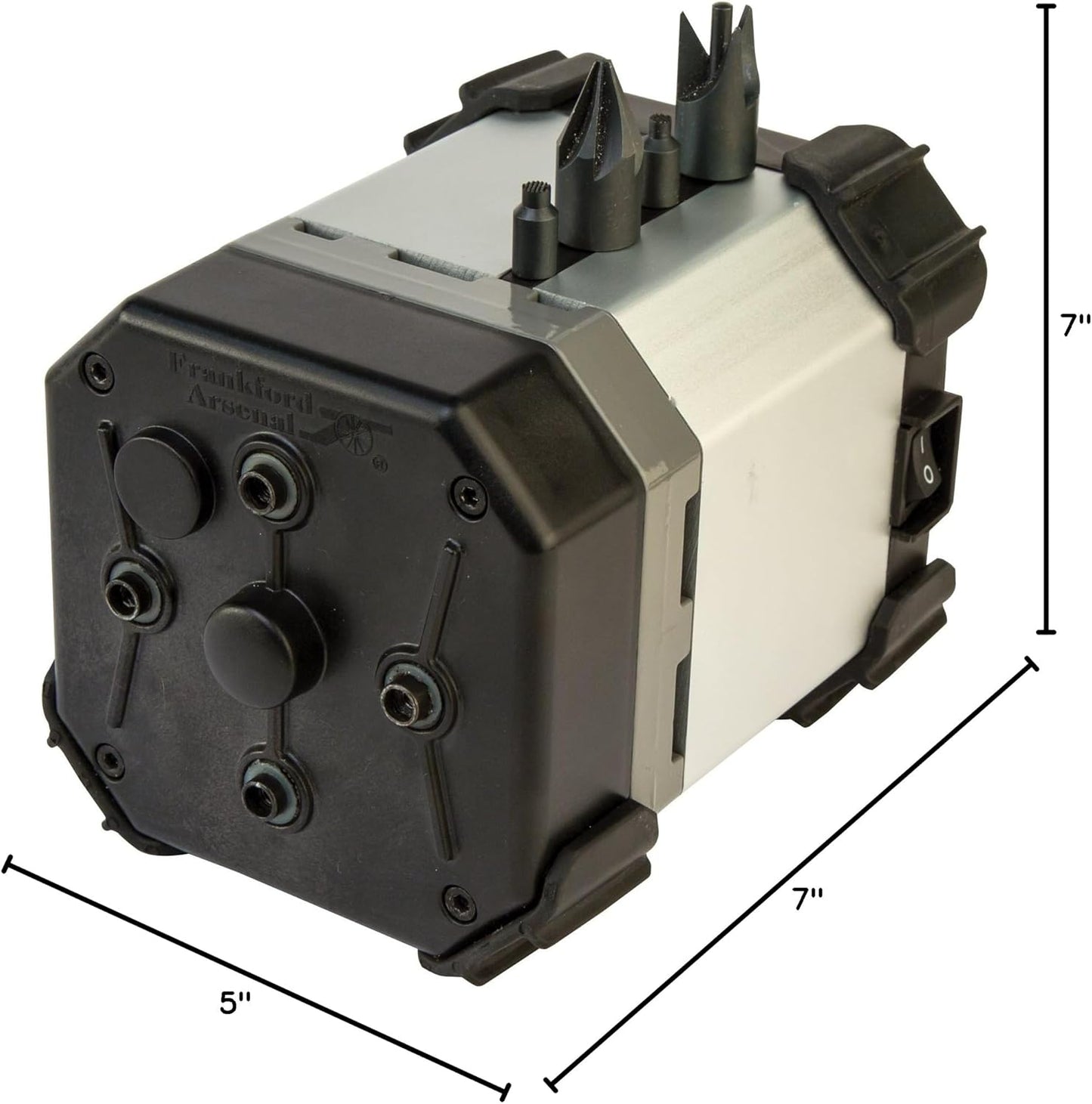 Frankford Arsenal Case Trim & Prep Center with Expansion Kit - Reloading Tool for Crimp Removal, Chamfering & Deburring