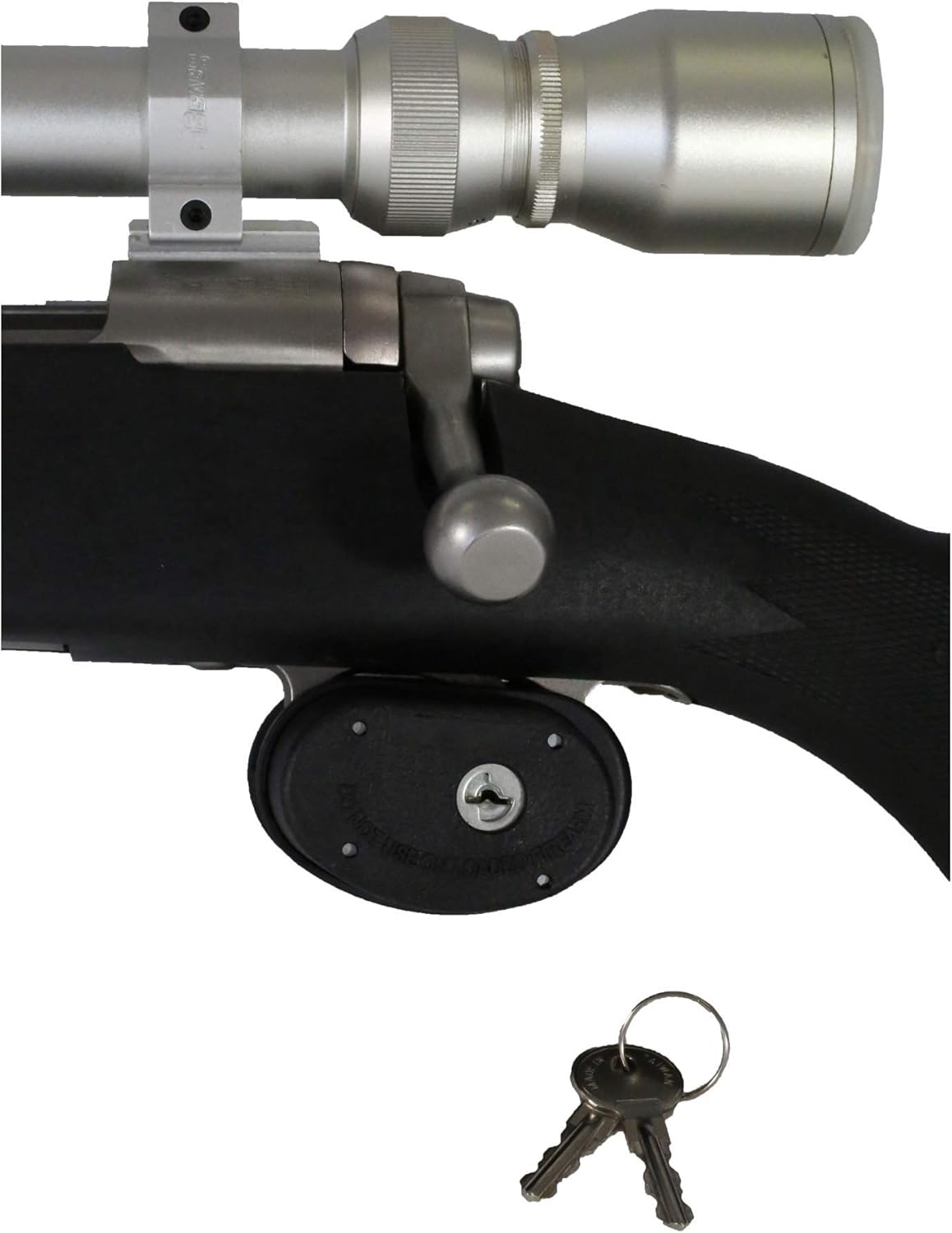 (Firearm Safety Devices – FSDC-TL3050RKD California DOJ-Approved Keyed Trigger Gun Lock with 2 Keys – Composite-Body Construction and Pick-Resistant Lock