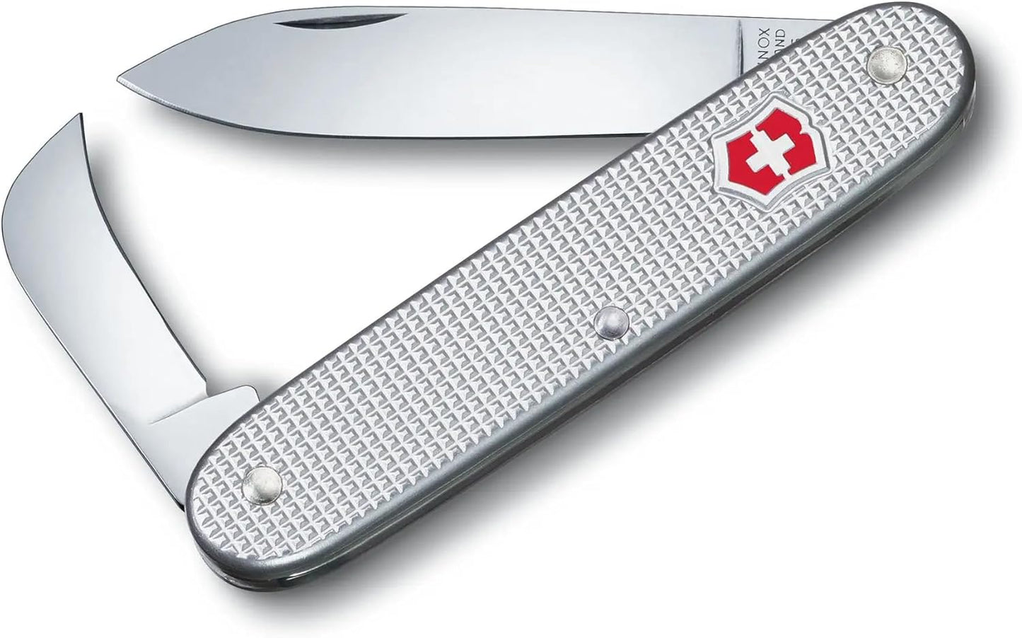 Victorinox Swiss Army 7 Swiss Army Knife, 7 Function Swiss Made Pocket Knife with 2 Blades (Large and Pruning Blade), Wood Saw and Bottle Opener - Silver