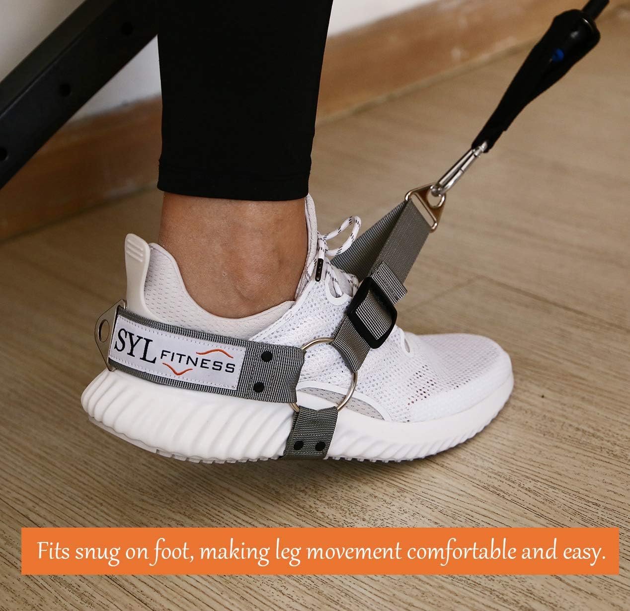 Glute Workout Kickback Strap – Booty Building and Workout Trainer – Home and Gym Leg Resistance Booty Bands for Cable Machines