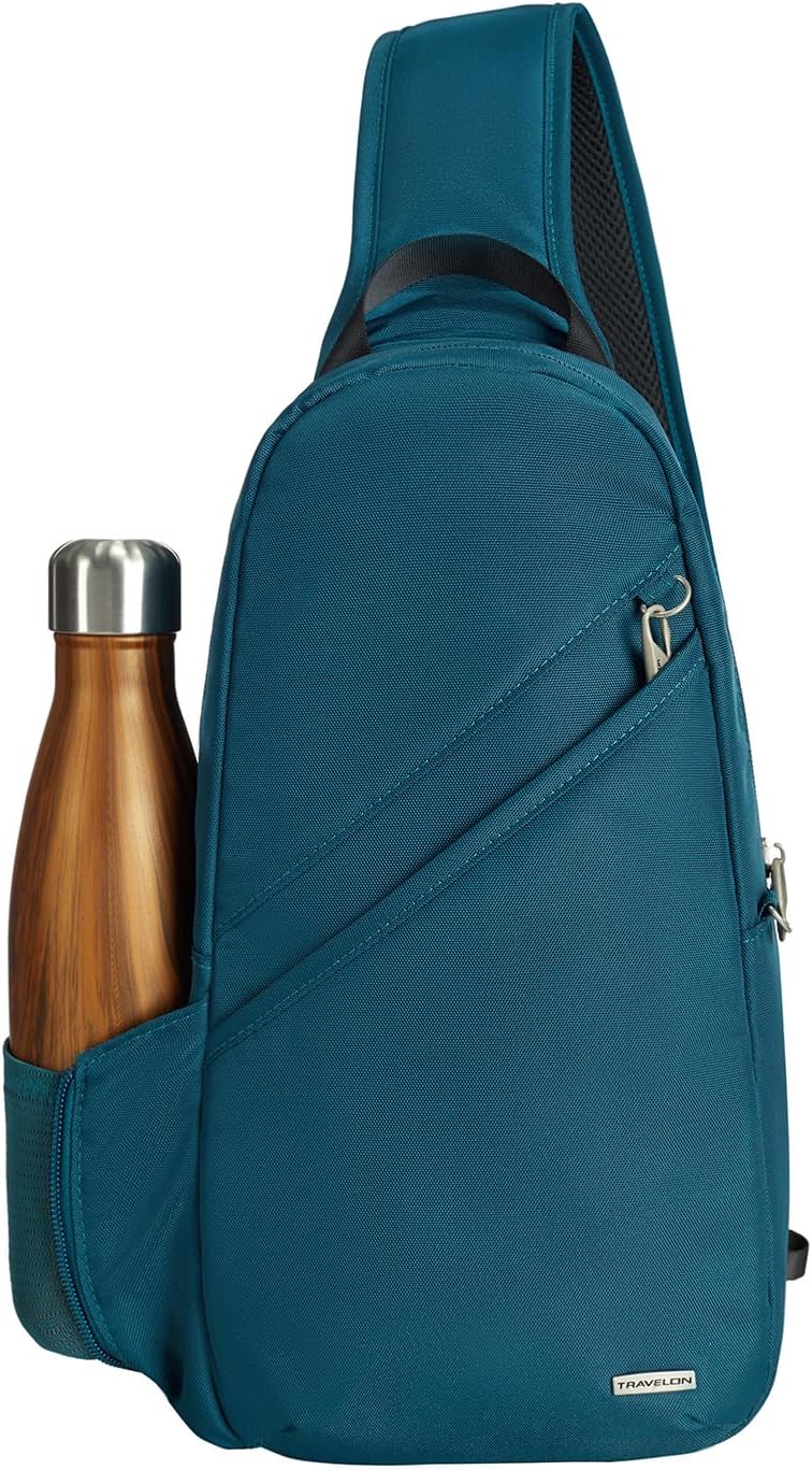 Travelon Anti-Theft Sling Bag for Travel & Daily Use - Classic Design, Secure & Stylish