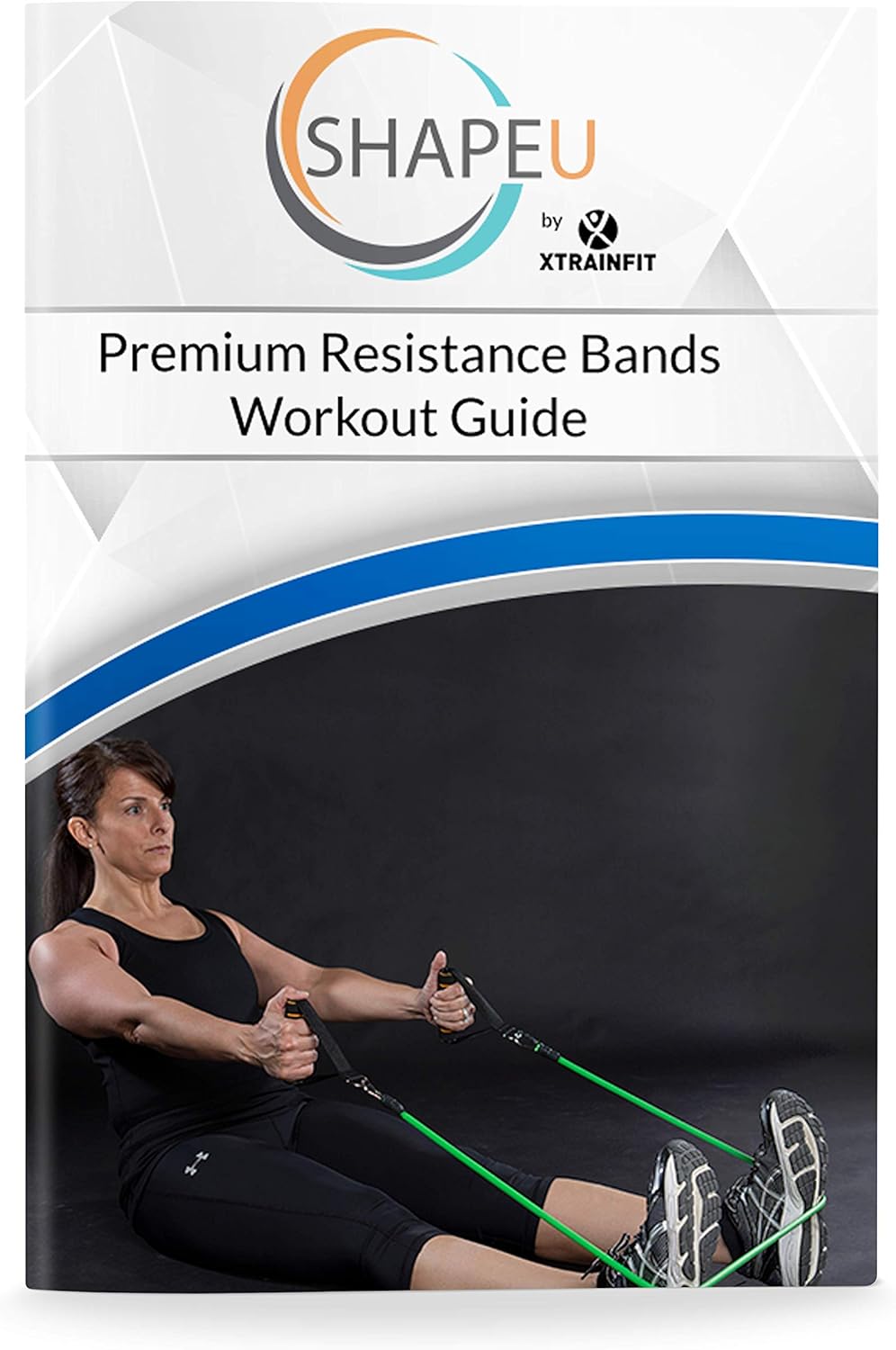 Resistance Band 11 Piece Set - Includes 5 Exercise Bands with Carrying Bag, Door Anchor, Ankle Straps, Exercise Guide with Bonus Digital Workouts and Workout EBook