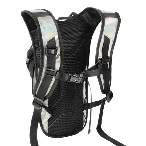 Zavothy Rave Hydration Backpack Lightweight Water Backpack for Cycling Running Hydration Pack Hiking Backpack with 2L Water Bladder White