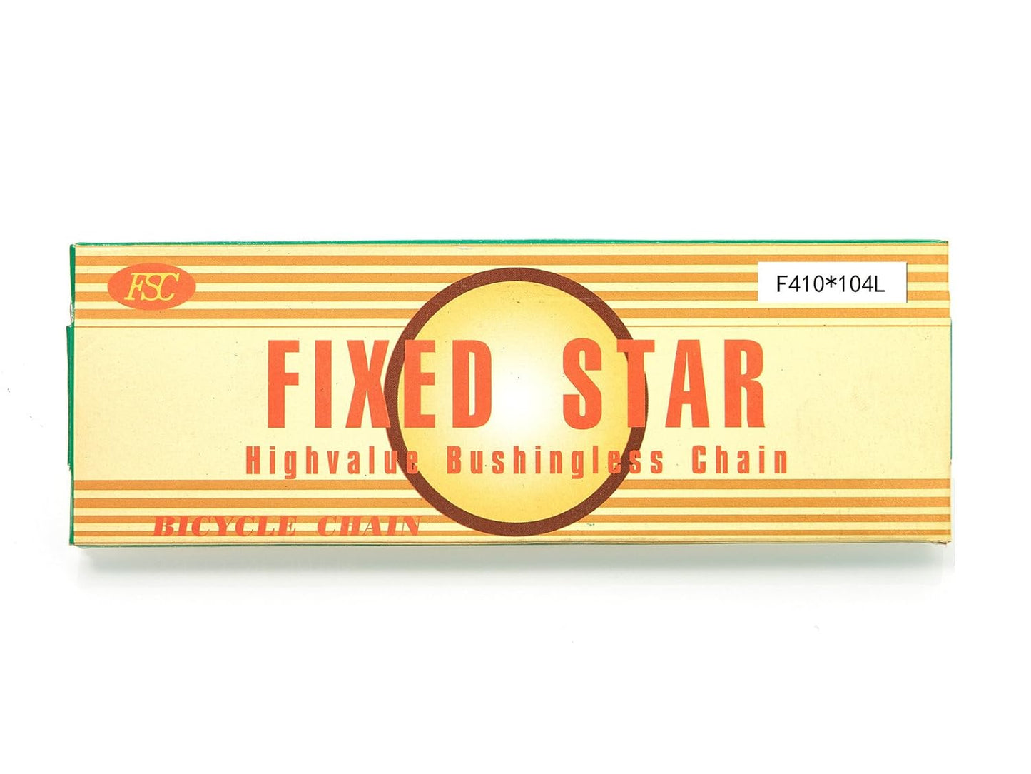 FSC F410 1-Speed Bicycle Chain (1/2 x 1/8-Inch, 104L) (Brown)