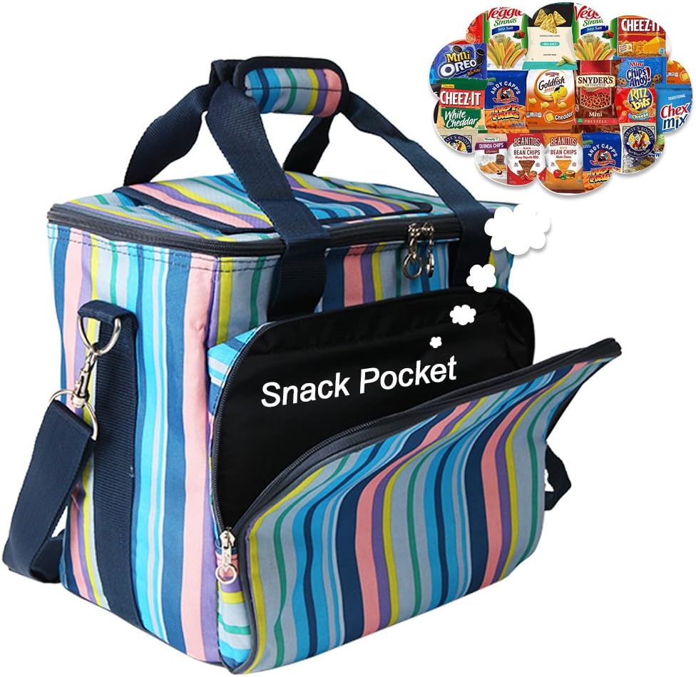 Yodo 18L Collapsible Soft Cooler Bag - Insulated up to 4-6 Hours, Roomy for Family Reunion, Party, Beach, Picnics, Sporting Music Events, Everyday Meals to Work