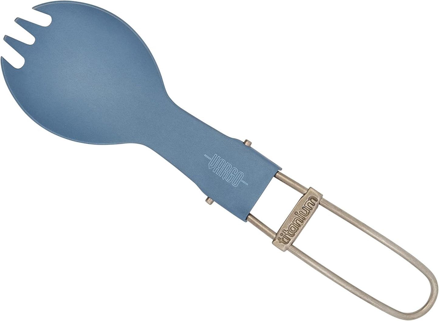 Vargo Titanium Folding Spork, Yellow - Ultralight, Compact and Durable