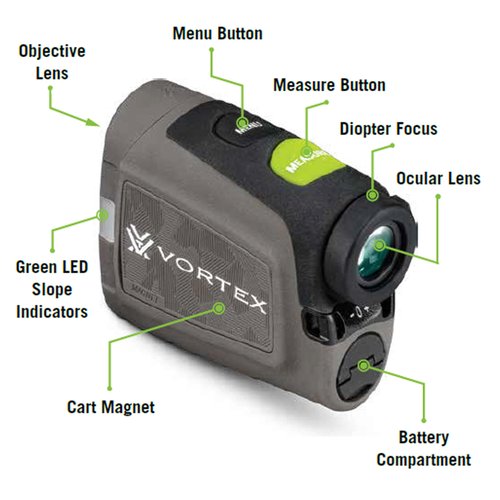 Vortex Optics Blade Series Golf Laser Rangefinders (Blade Slope)