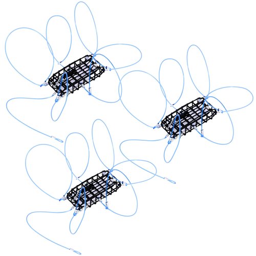 KRAKEN SUPPLY CO 2 Pack Crab Snare Trap Loop Trap Casting for Fishing Pole Dungness Rock Blue Crabs 6 Loops CA, OR, WA Compliant (Snare, 2)