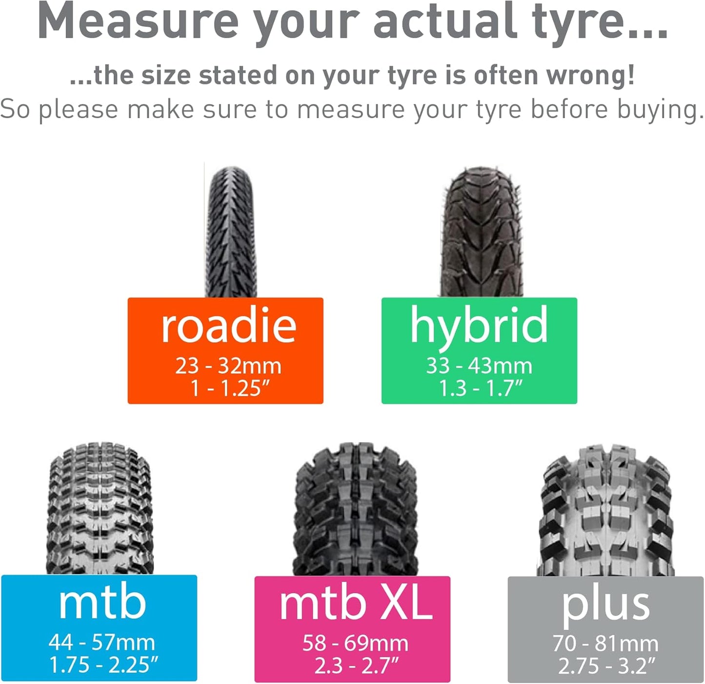 Hornit CLUG Bike Clip - Indoor & Outdoor Bicycle Storage Rack, 5 Sizes, Easy Install