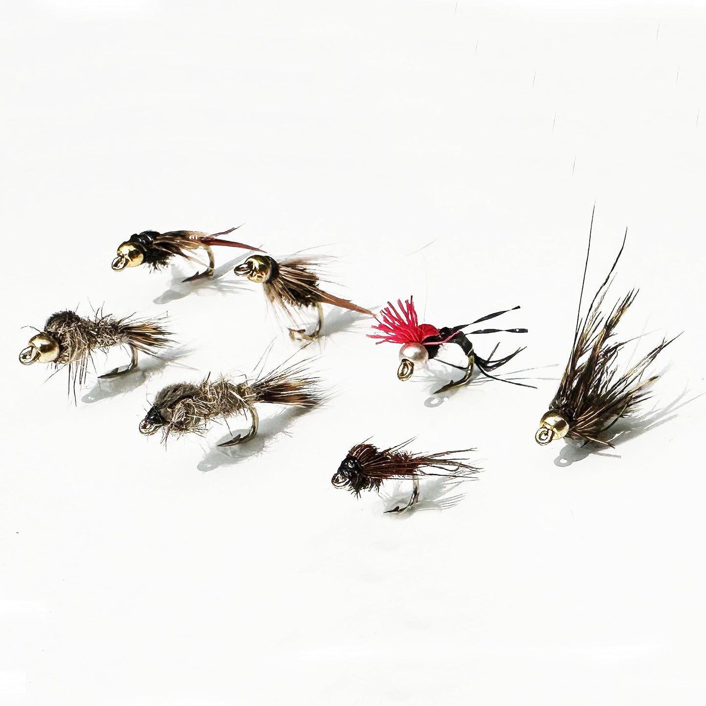 RoxStar Fly Shop Nymph Fly Hatch Pack | 14 Premium Flies + 1 Year Membership to Trout Unlimited & RoxStar Club | Proven Fishing Flies for Trout | Tied in House - Never Outsourced