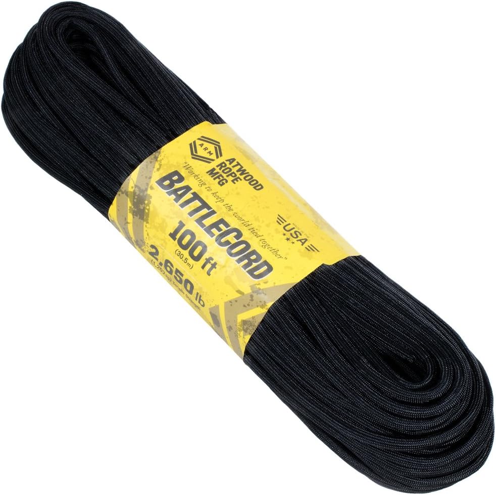 5.6mm BattleCord – Ultra Strong & Tough Rope – 2650lb Tensile Strength – USA Made