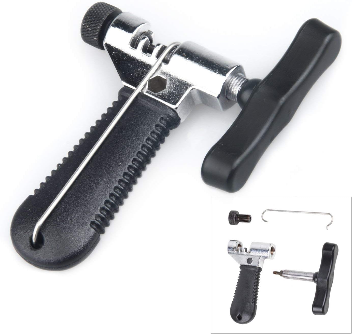 Oumers Universal Bike Chain Tool, Road & Mountain Bicycle Chain Breaker & Installer Kit, Chian Splitter Repair Kit