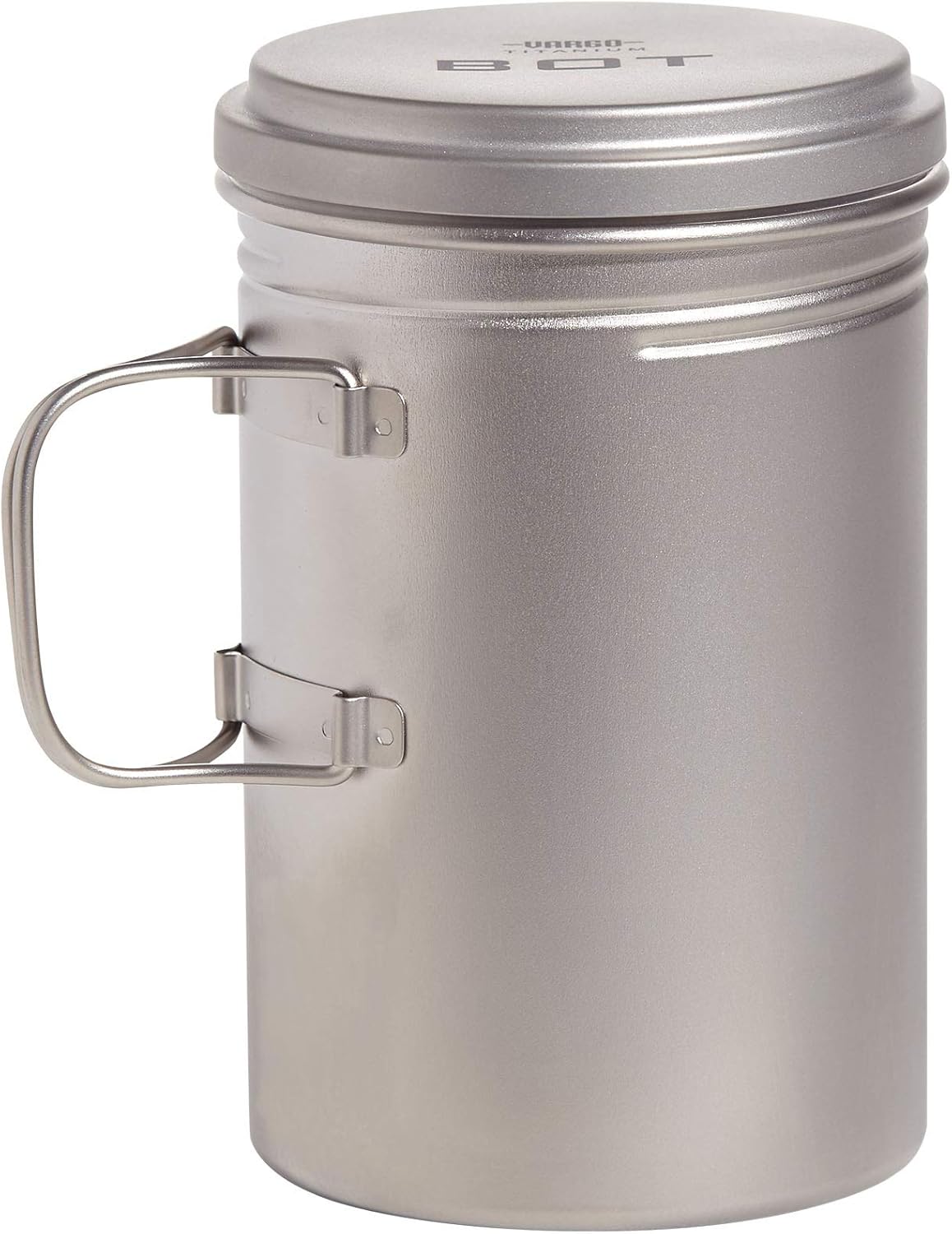 Vargo Titanium BOT Series | Vargo BOT - 700 | Titanium Cooking Pot and Water Bottle with Foldable Handles and Watertight Lid | 700ml (23 oz.)