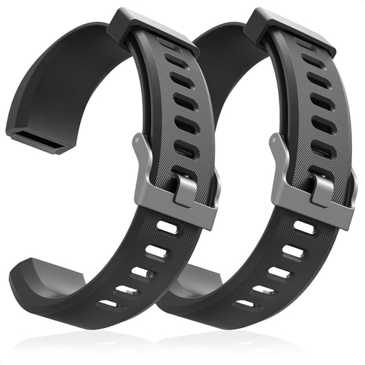 2 Pcs Fitness Tracker Id115plus Hr Replacement Band - Fitness Tracker Wrist Band Fitness Watch Bands Replacement - Fitness Tracker Bands Replacement Smart Watch Replacement Bands Replacement Wristband