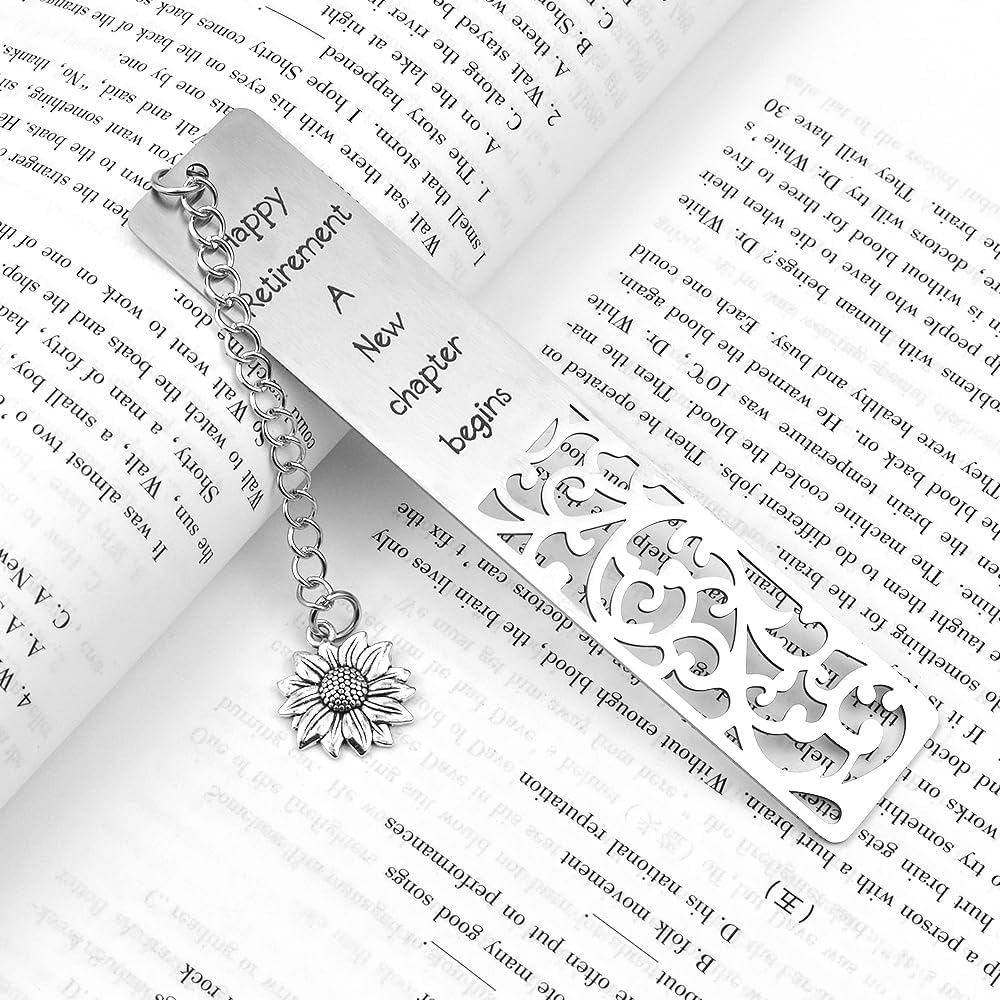 Quimoy Happy Retirement Bookmark for Women, Retirement Gift for Woman Coworker Employee Boss Leader Friends Retired Teacher Nurse, Going Away Gifts for Colleagues, Retirement Gifts for Women 2025