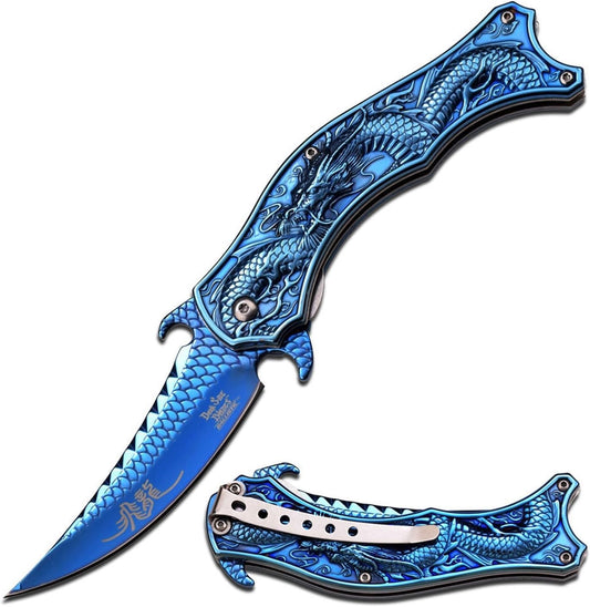 Dark Side Blades Spring Assisted Folding Pocket Knife