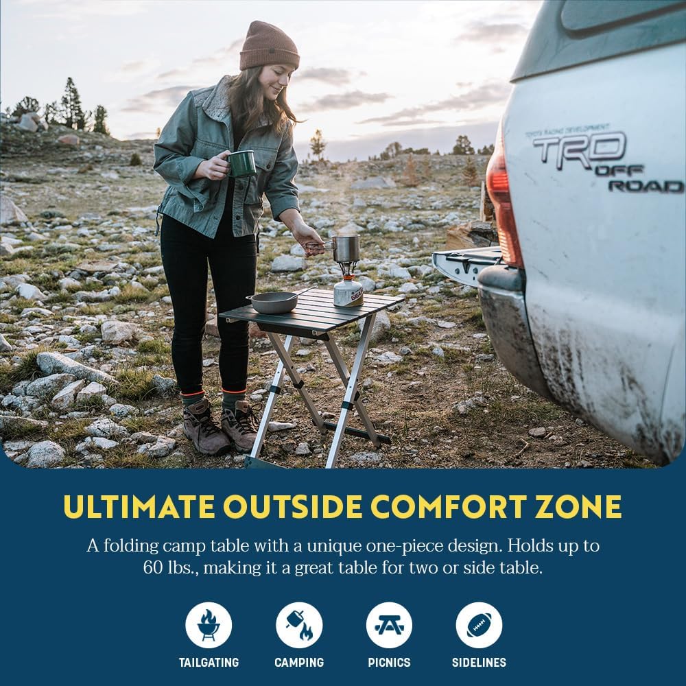 Portable GCI Outdoor Folding Table - Lightweight, Compact, Ideal for Camping & Picnics