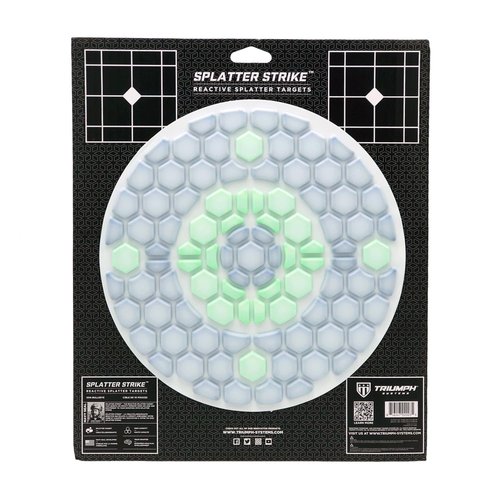Splatter Strike - Oozing Splatter Bullseye Target - 14"x12" - 10" Bullseye - 1 Target